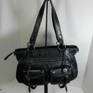 The Sak black leather handbag
